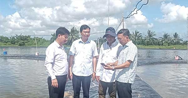 Khảo sát nuôi tôm thẻ siêu thâm canh, ứng dụng công nghệ cao 